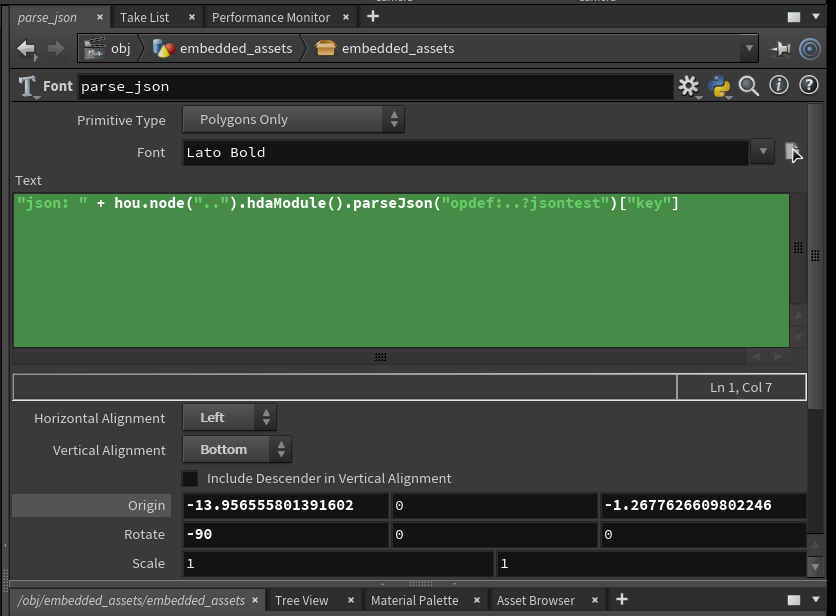 Accessing Scripts from Font Node
