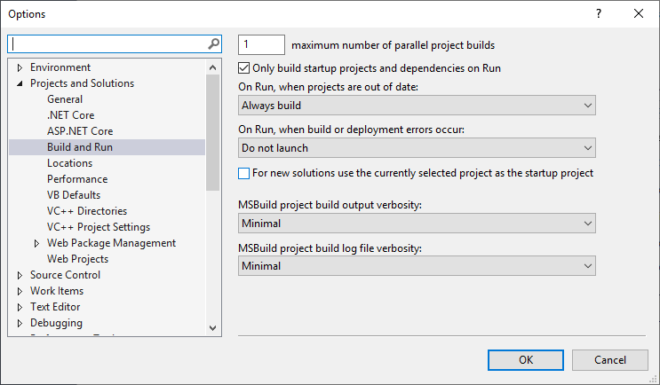 Max Parallel Project Builds